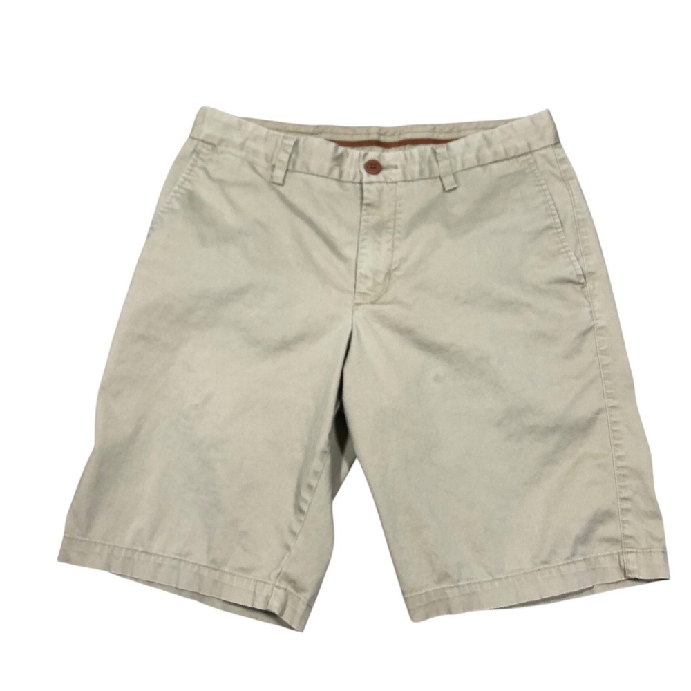 Tommy Bahama Shorts‎ Mens 32 Chino Cotton Stretch 10" Top Sail Casual Golf Khaki
